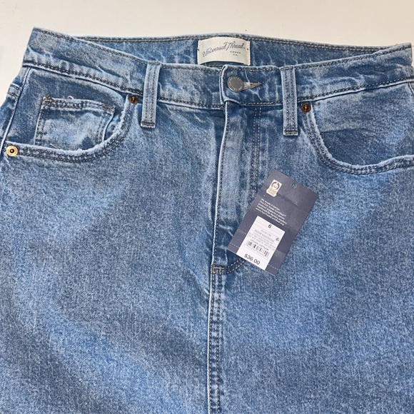 Front slit denim skirt NEW sz6 - Picture 3 of 4